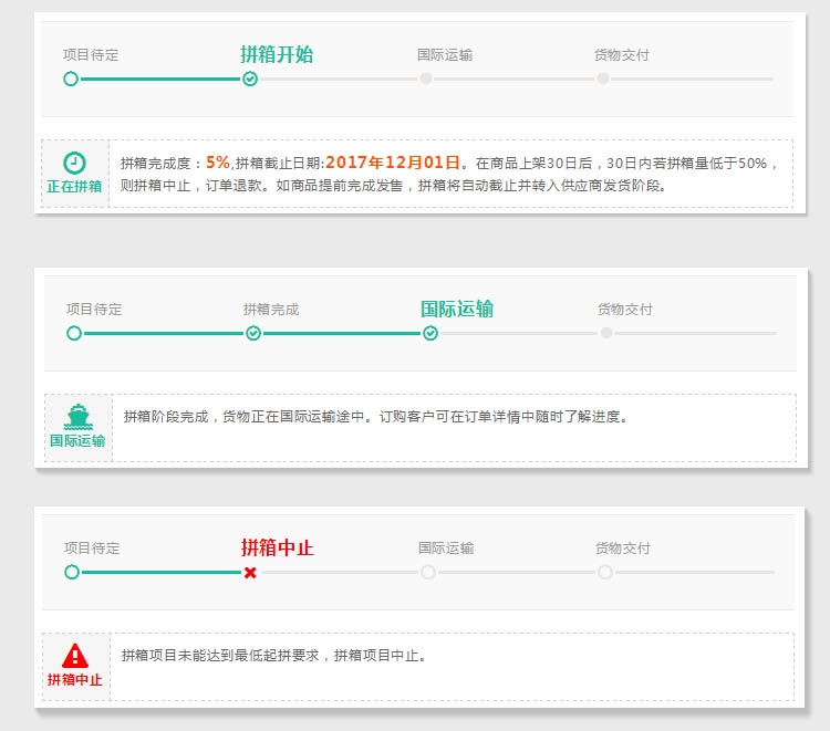 拼箱截止期